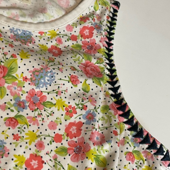 Matilda Jane Hello Lovely In the Garden Floral Peplum Tank Top Girls Size 10 - Picture 12 of 12